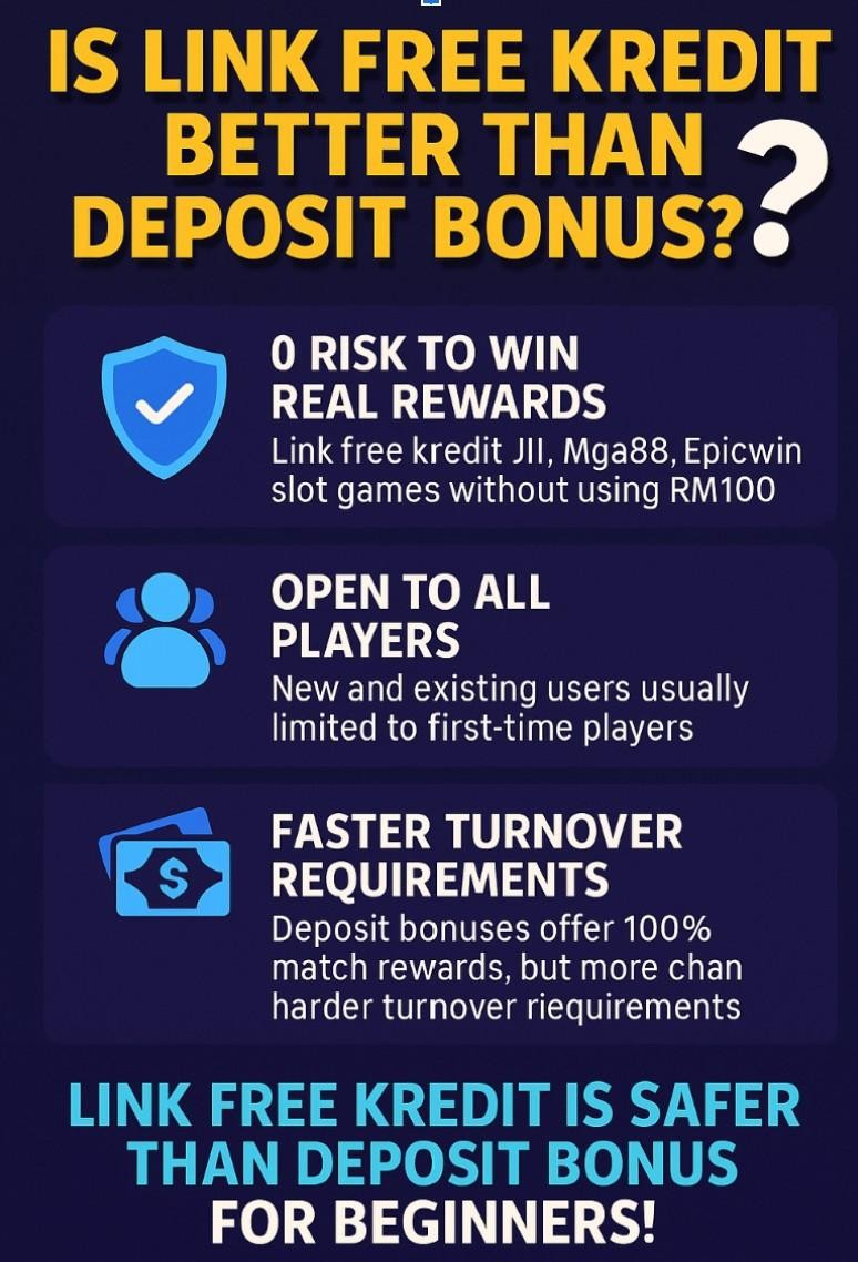 Image explain why Link Free Kredit Better Than Deposit Bonus