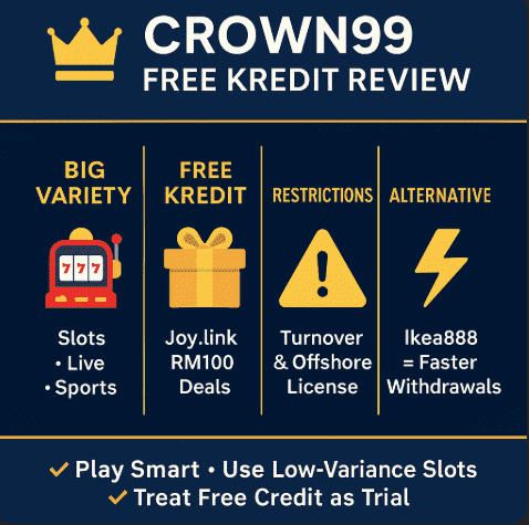 Crown99 Free Kredit Review Summary
