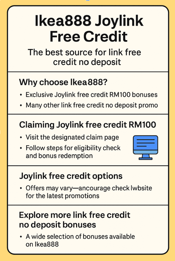 Ikea888 joylink free credit
